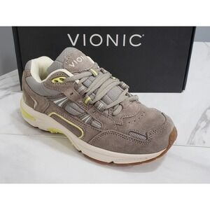 NEW DAMAGED BOX  - SIZE 5 WIDE -‎ Vionic 23 Walk Women's Athletic Grey Suede